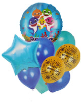 Pack Baby Shark 9 Smile Ballons Pour L'Anniversaire