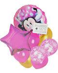 Pack Minnie Mouse 9 Globos Sonrisa Para Cumpleaños