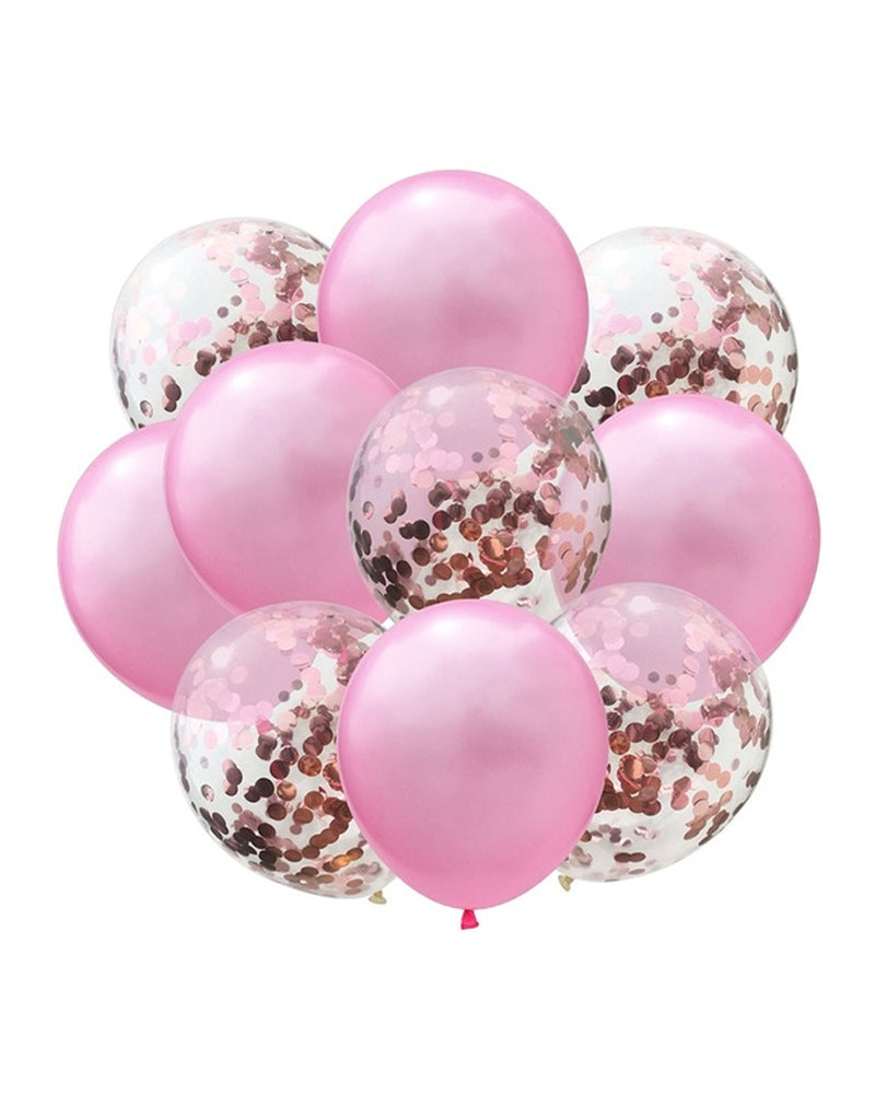 Pack 10 Ballons Pour Fête - Rose