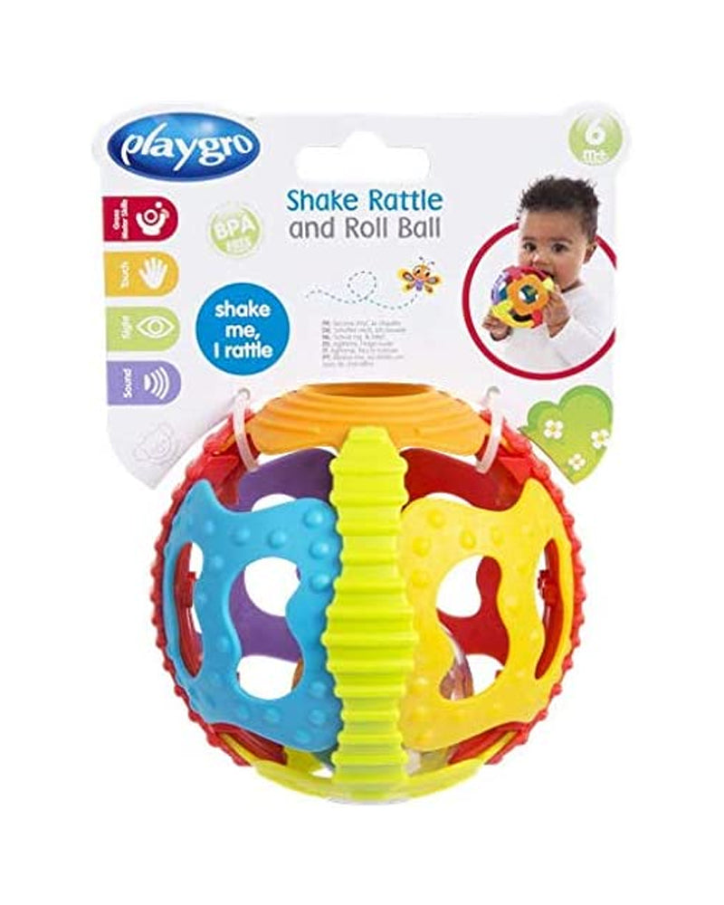 Playgro Shake the Rattle & Roll the Ball 6M+