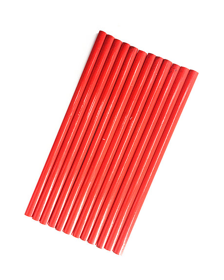 Disposable Paper Straws - Red