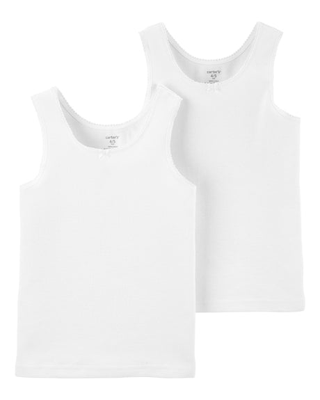 Lot de 2 Débardeurs Basic Carter's - Blanc