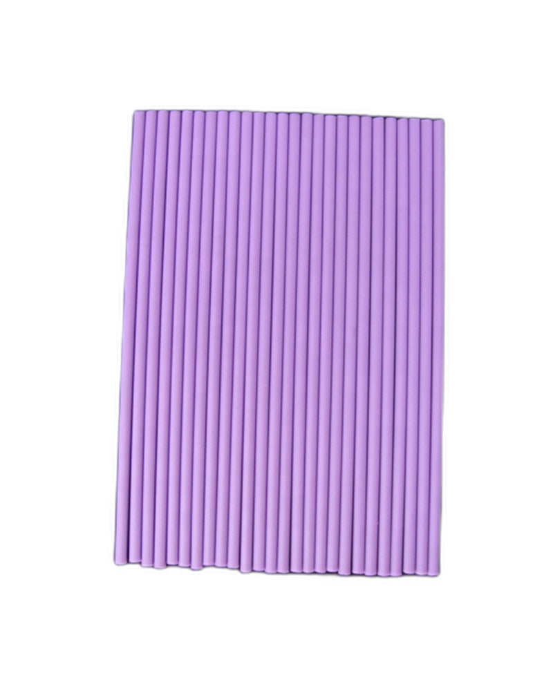 Disposable Paper Straws - Purple