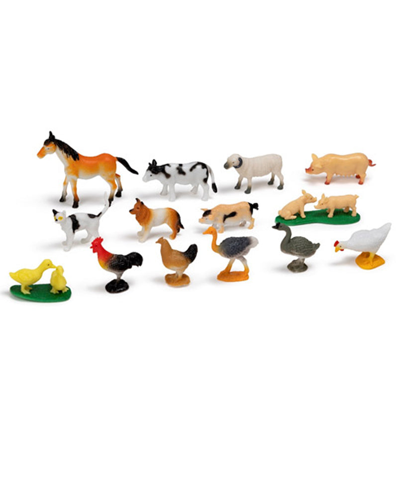 Eurekakids - Set of 14 Farm Animals 3 Years+