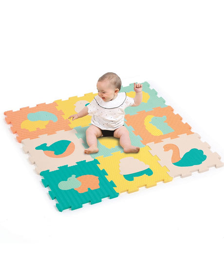 Ludi - Tapis Dalles animaux Pastel