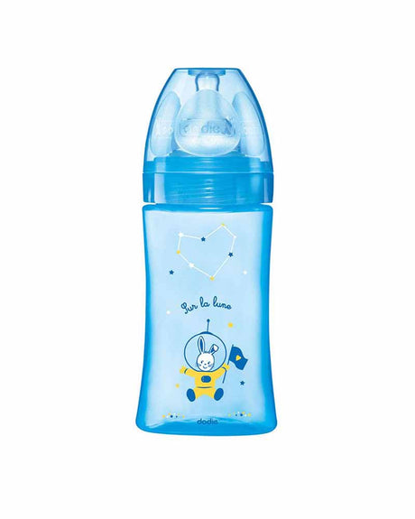 Biberon Dodie Anti-Colique Initiation+ 270ml (0-6m) - Bleu Cosmonaute