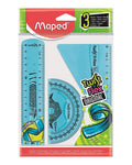 Maped Twist'n Flex mini 3 Pcs Tracing Kit - Blue