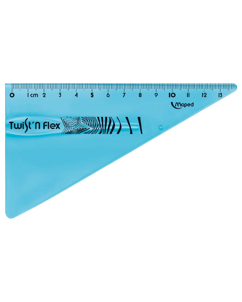 Maped Equerre 15cm 60° Twist'n Flex - Bleu