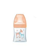 Offer: Dodie Glass Anti-Colic 150ml Bottle (0-6m) Beige Biche = Free Sensation+ Pink Bottle