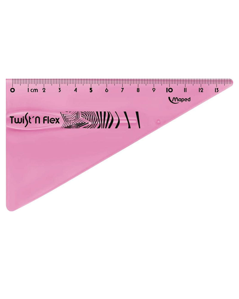 Maped Equerre 15cm 60° Twist'n Flex - Rose