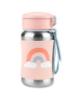 Skip Hop Stainless Steel Straw Bottle 350ml - Rainbow