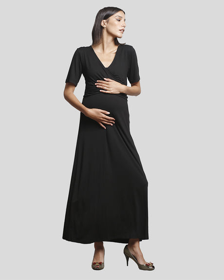 فستان ديفاين - أسود