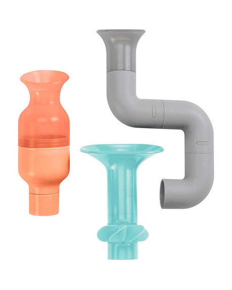 Boon TUBES Ensemble de jouets de bain en plastique 3 pièces