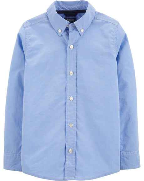 Chemise D'uniforme Boutonnée À L'avant OshKosh - Bleu
