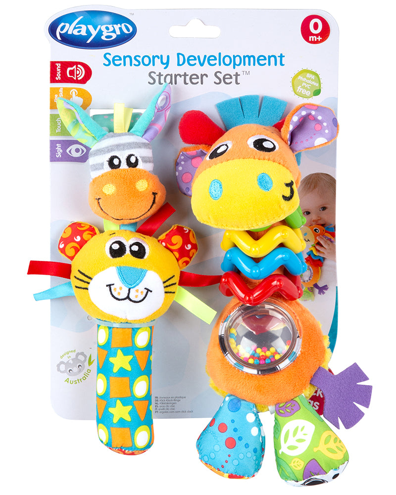 Deux jouets sensoriels - Playgro - 6 mois