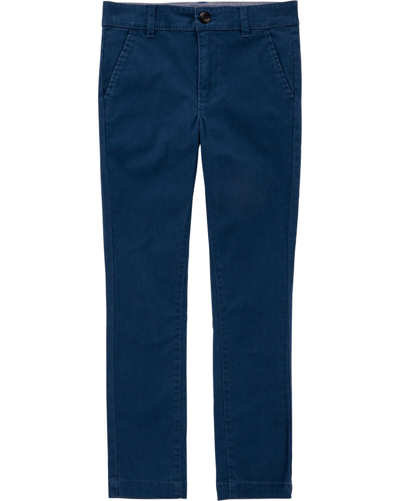 Pantalon Chino Uniforme Bleu Marine
