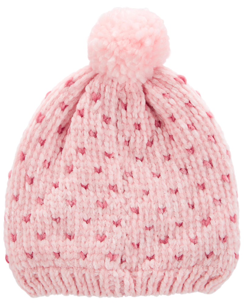 Bonnet Pom Pom à Coeur Carter&