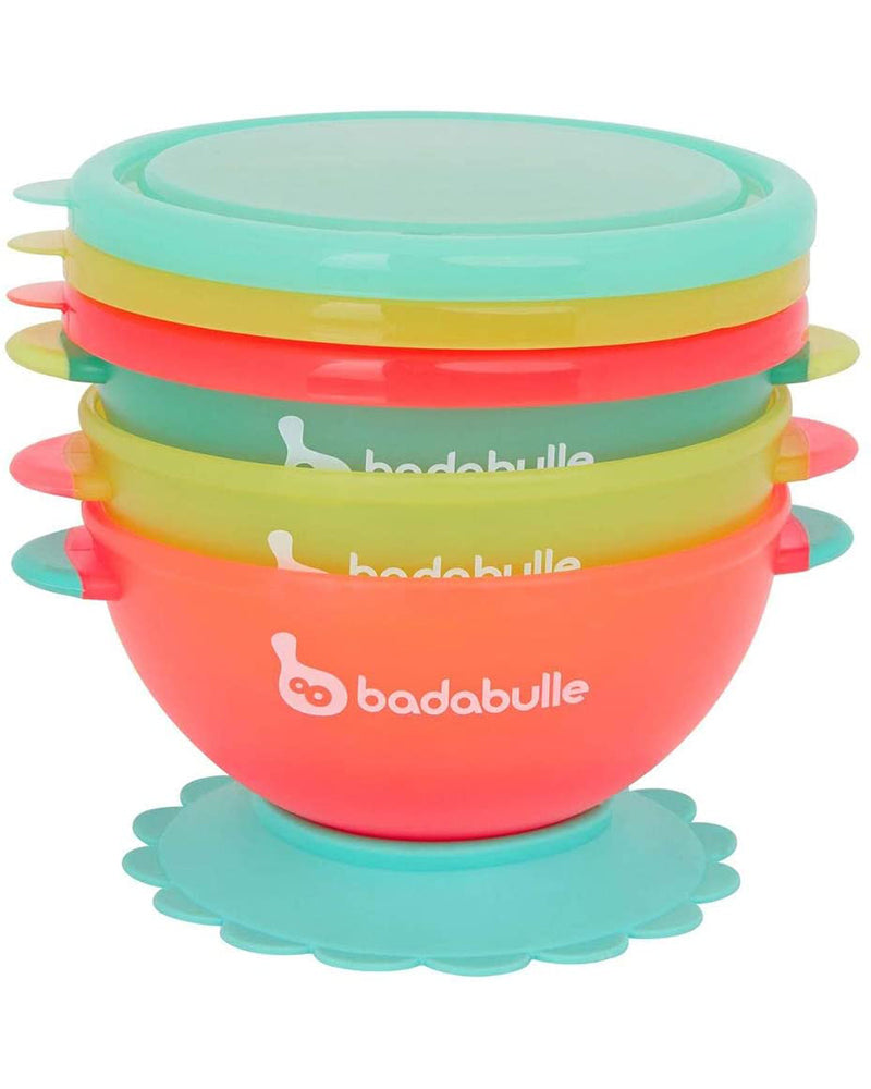 Bols avec couvercles 300ml - Funcolors Bowls Badabulle