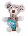 Peluche con Chupete Nûby Natural Flex +0m Ratón - Rojo