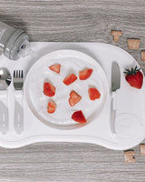 Twistshake Set de Couverts en Acier Inoxydable 12M+ - Blanc