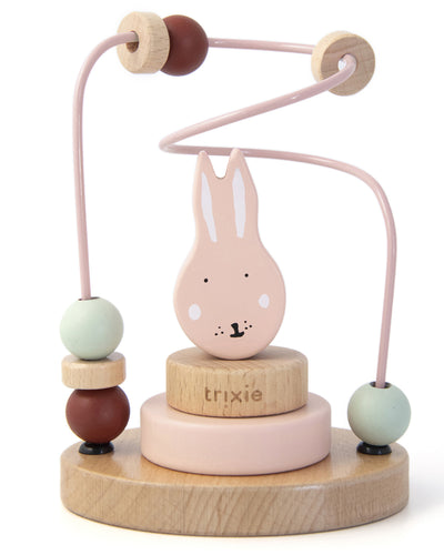 Trixie Labyrinthe à perles en bois - Mrs. Rabbit