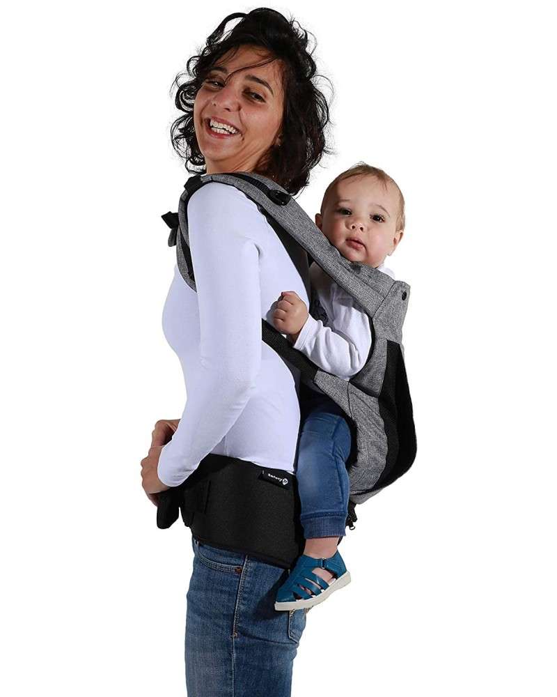 Porte Bébé Physiologique Physionest Black Chic Safety 1st