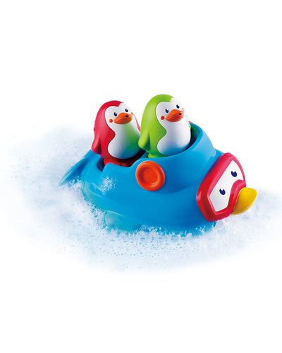Infantino 3 jouets de bain Squirt'N Sail Pingouin