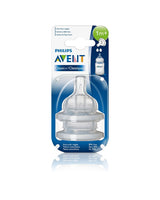 Avent 2 Tétines Classic Anti-Colic Débit Lent 1M+