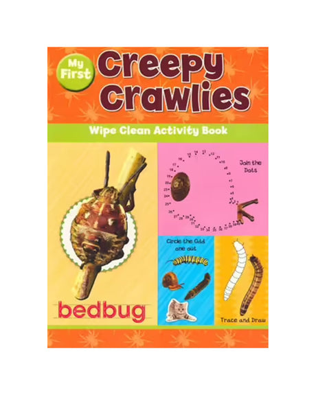 My first creepy crawlies - Livre d'activités facile à nettoyer