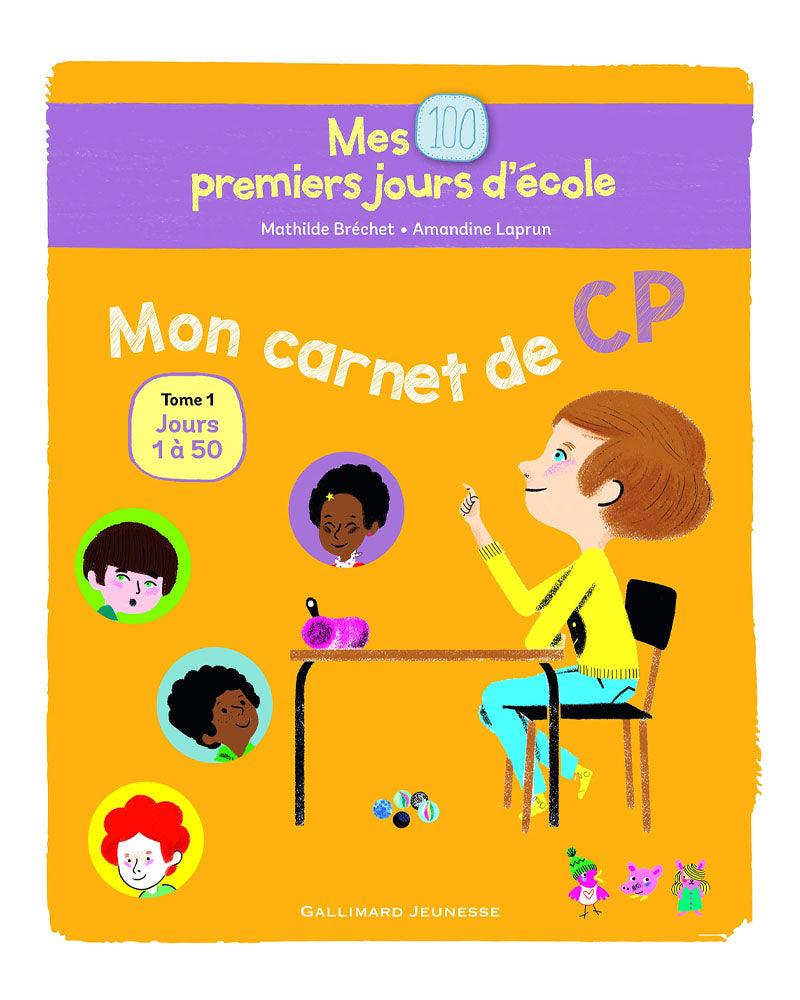 Mes 100 premiers jours d'école - Mon carnet de CP Jours 1 à 50