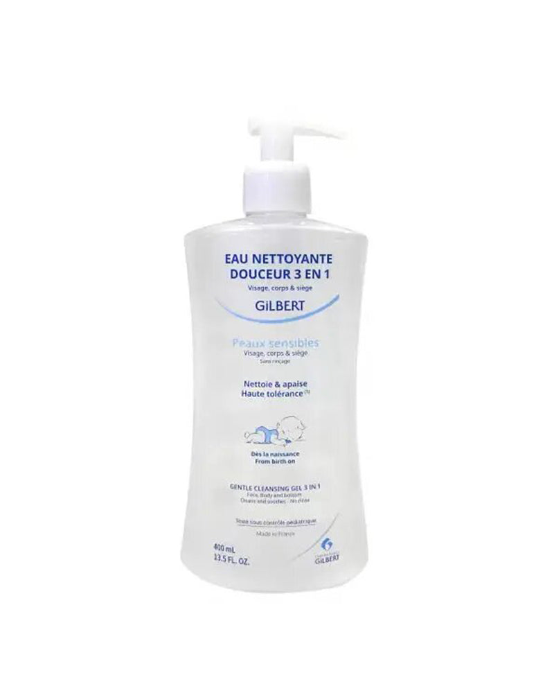 Gilbert Eau Nettoyante Douceur 3 en 1 - 400ml