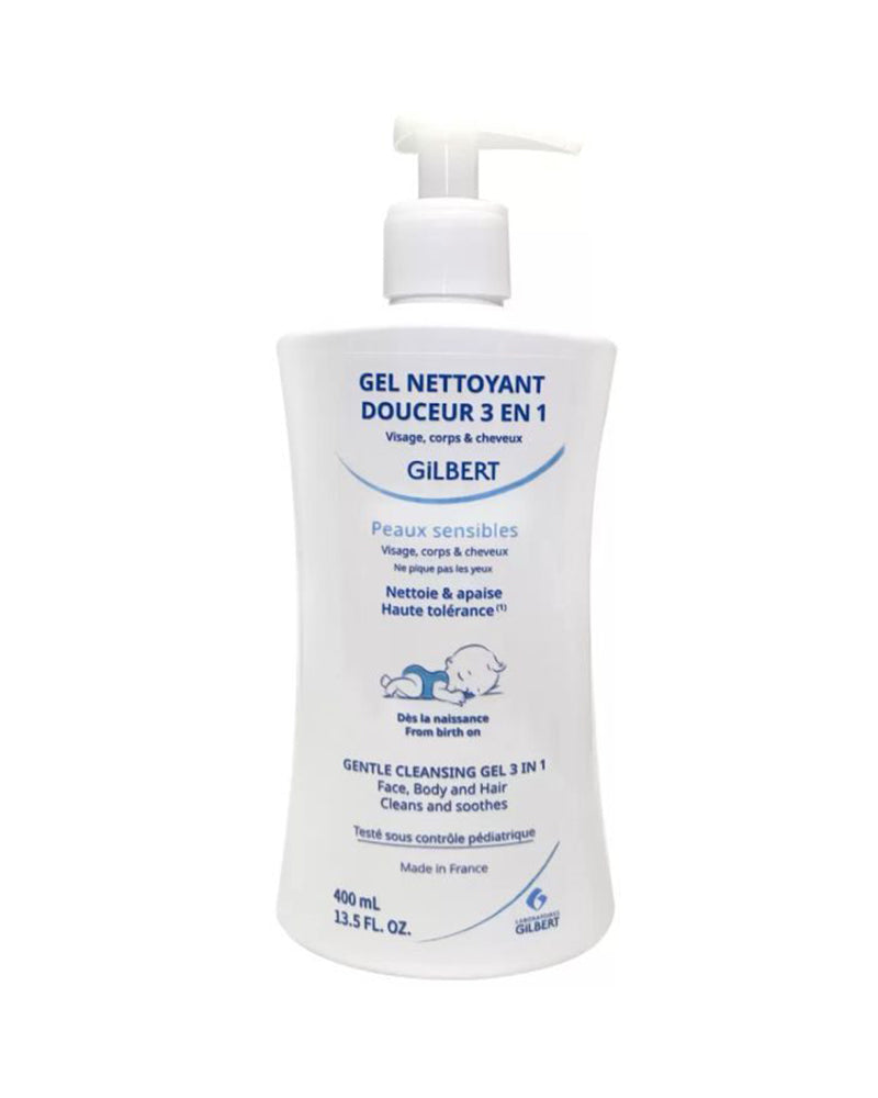 Gilbert Gel Nettoyant Douceur 3 en 1 - 400ml