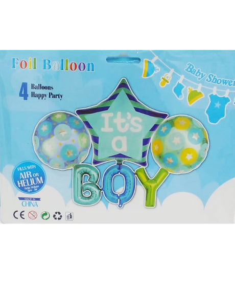 Pack  Ballon It's a BOY Pour Baby Shower