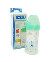 Biberon Dodie Anti-Colique Initiation+ 270ml (0-6m) - Vert lapin