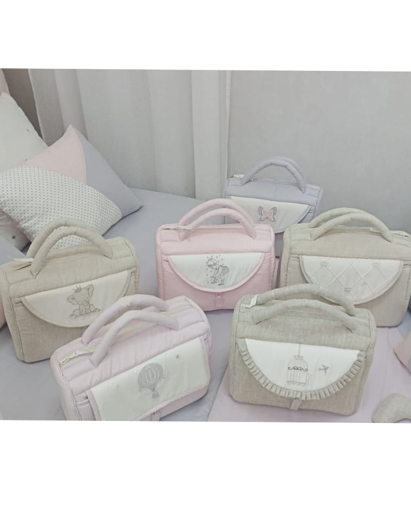 Lot de 2 sacs de maternité avec lange 2en1 Anges - Cocon & Papillon