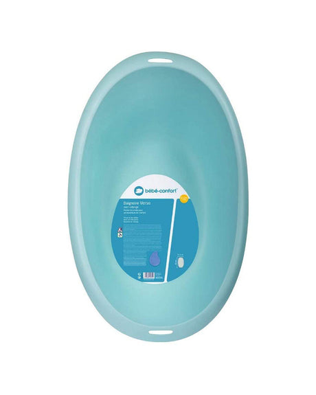 Baby Comfort Ergonomic Bath with Drain - Blue