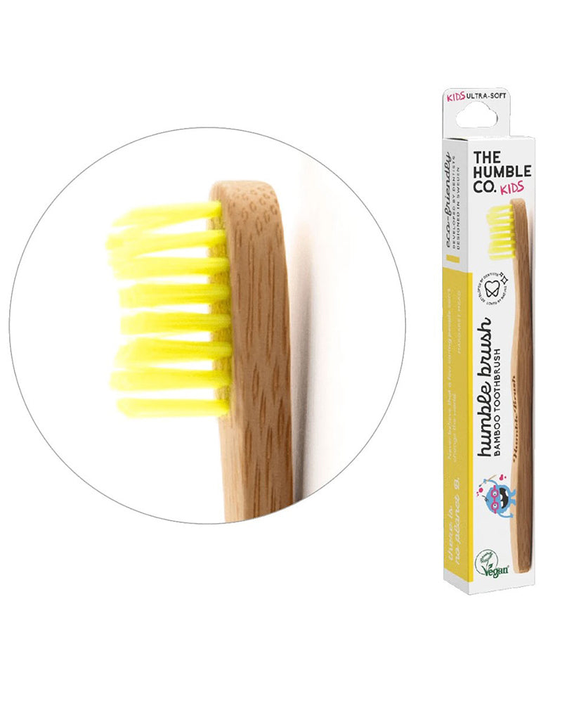 The Humble Co. Bamboo Toothbrushes - Yellow