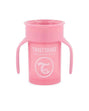 Twistshake Tasse d'entraînement 360ml 6M+ - Rose Pastel