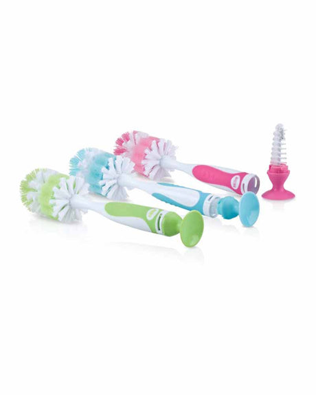 Goupillon Nûby Biberon et Tétine avec ventouse - Vert