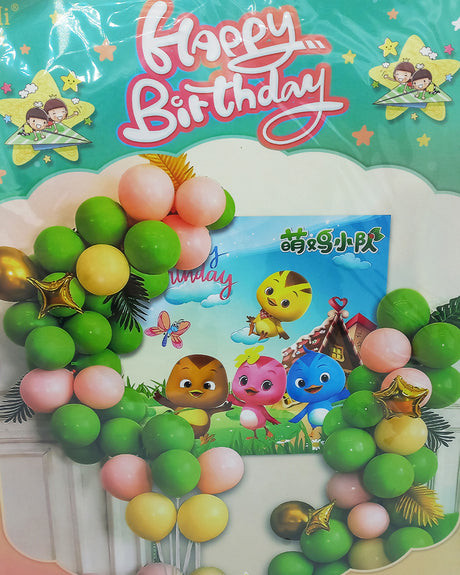 Ensemble de Ballons de décoration d'anniversaire - Multicolore