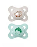 Lot de 2 Sucettes MAM Original 0-6 mois - Hérisson & Gland