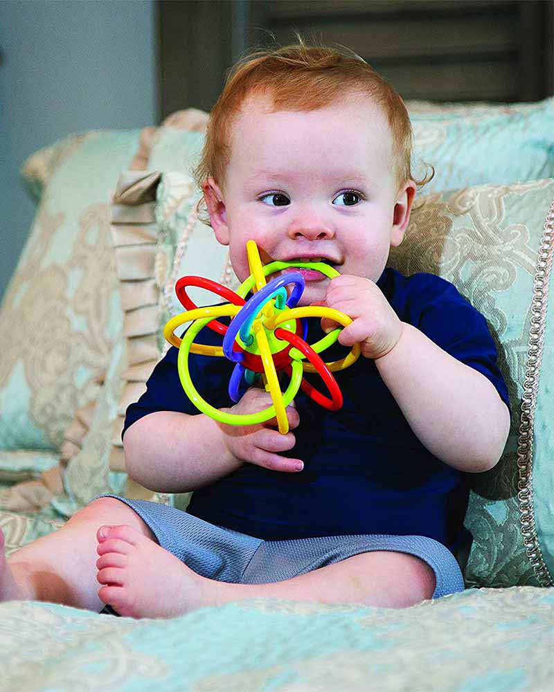 Lots-A-Loops Rattle Teething Toy +6m
