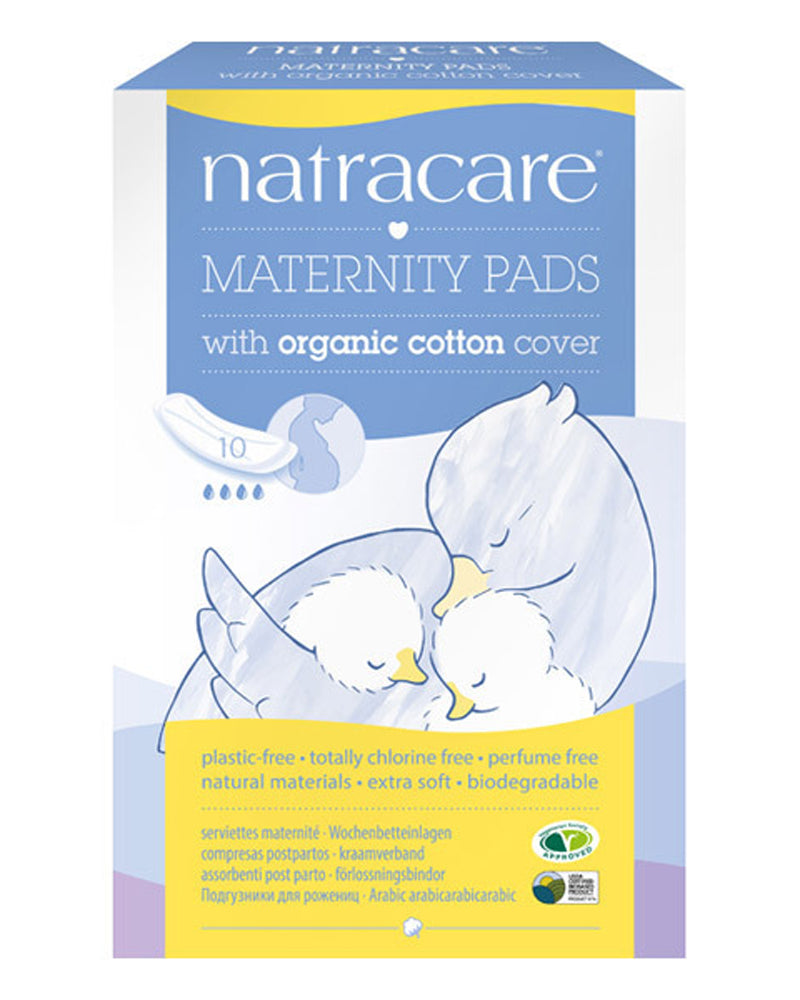 Natracare Maternity Sanitary Pads x10 units