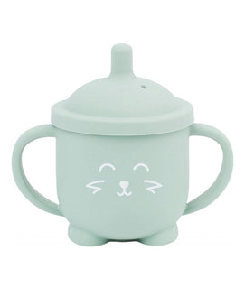 Babymoov Tasse À Paille Bébé ISY Renard En Silicone - Mint
