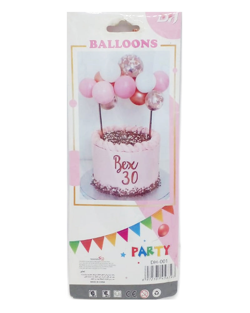 Pack Ballons Rose Pour Fête