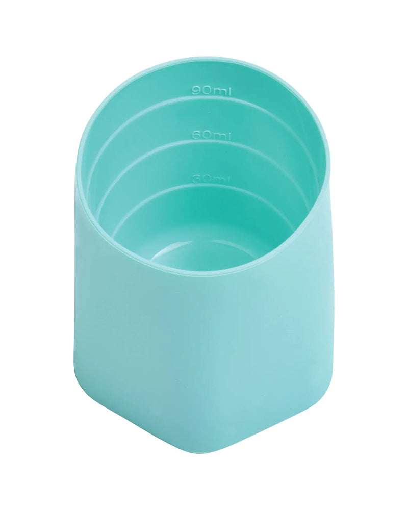 Juego de 2 vasos de aprendizaje de silicona Tiny Twinkle - Azul y verde
