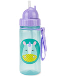 Botella con pajita Skip Hop Zoo 390ml - Unicornio