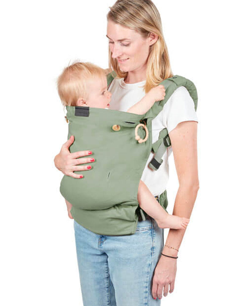 Babymoov Porte Bébé évolutif Moov & Boost - Sage Green