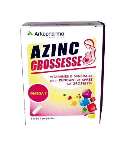 Azinc Grossesse - 30 gélules