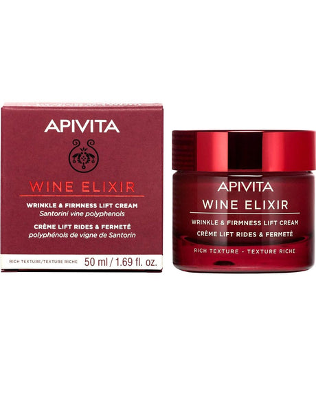 Apivita Wine Elixir Crème de Nuit Liftante Régénérante - 50ml